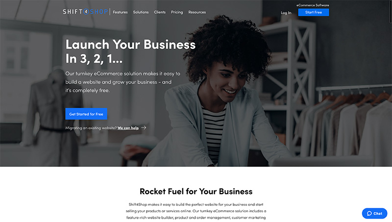 shift4shop - bästa onlinebutiksbyggare