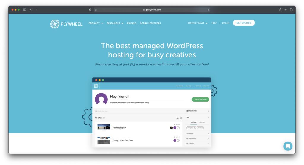 flywheel wordpress hosting