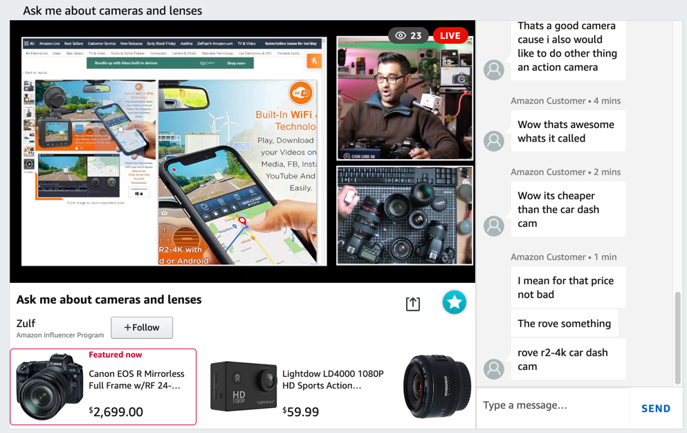 amazon example