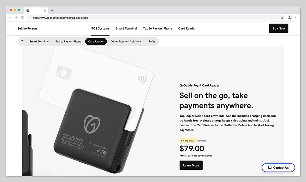 godaddy smart reader - godady pos recension