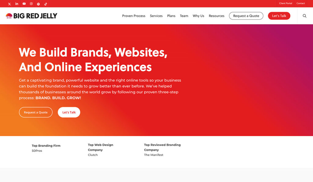 big red jelly Best WordPress development agency USA